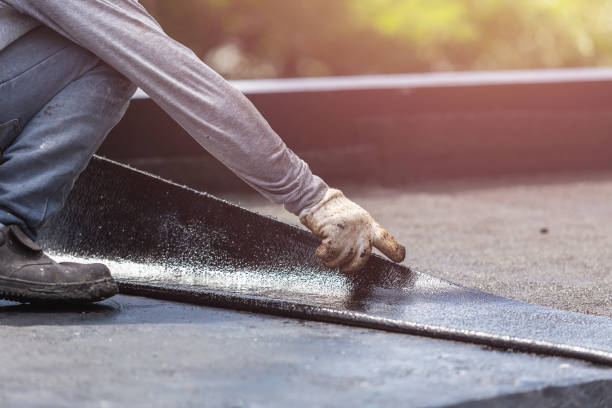 Professional Basement Waterproofing technician working in Decatur, AL